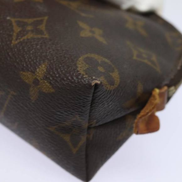 LOUIS VUITTON Monogram Pochette Cosmetic PM Cosmetic Pouch M47515 LV Auth 78945 - Picture 14 of 16
